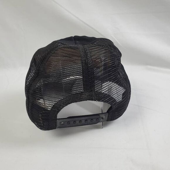 NRA Black & Gold Trucker Hat Snapback Mesh Cap – Made in USA - Picture 4 of 7